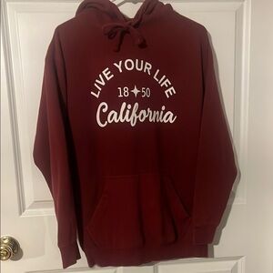 Live your life California Hoodie - Size M
